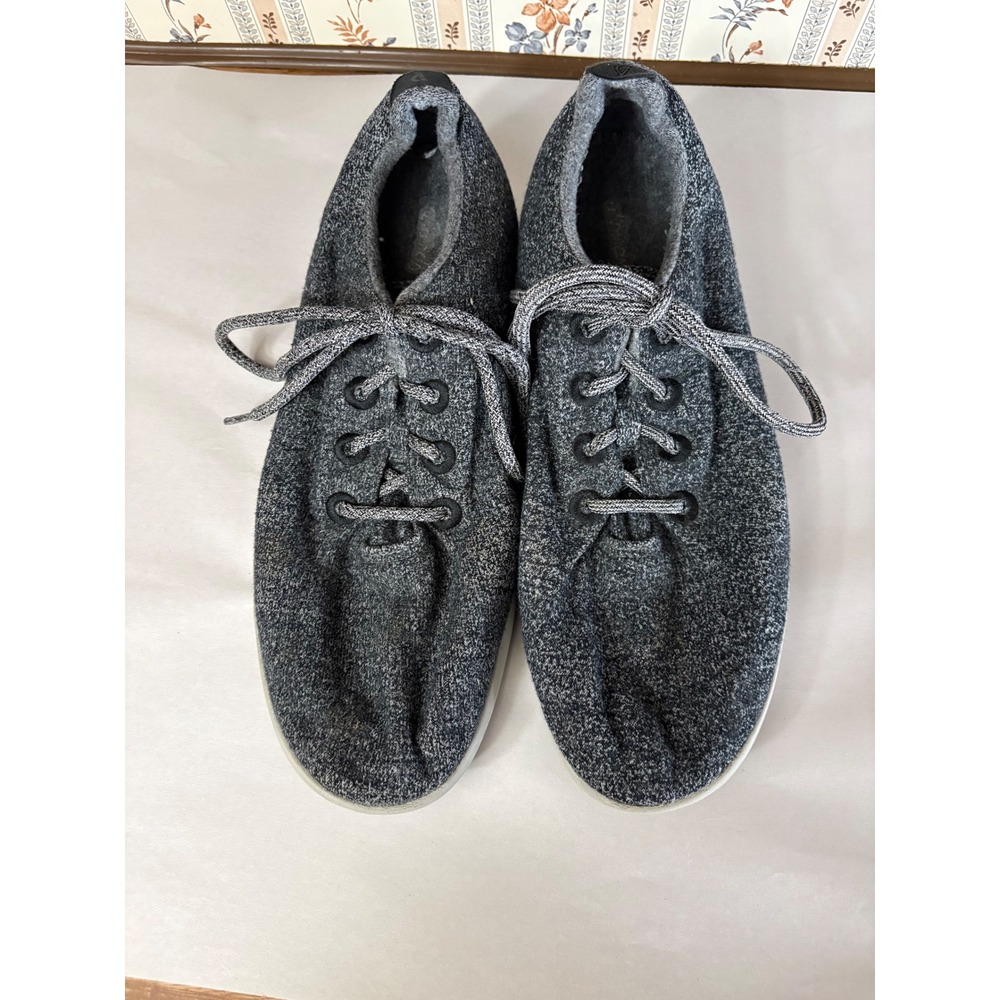Allbirds Mens Wool Runners Charcoal Grey Sustainable Sneakers Size 12 WR M12